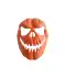 Maske Halloween orange