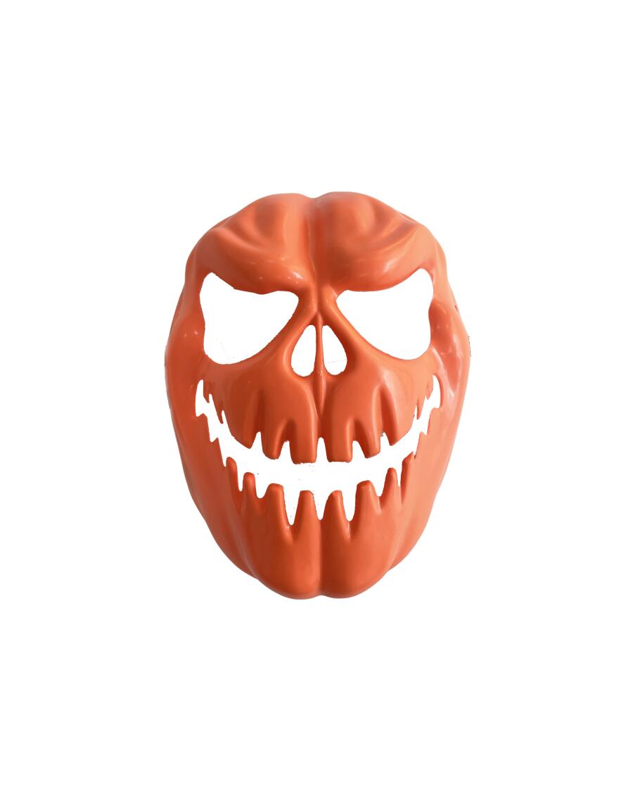 Maske Halloween orange