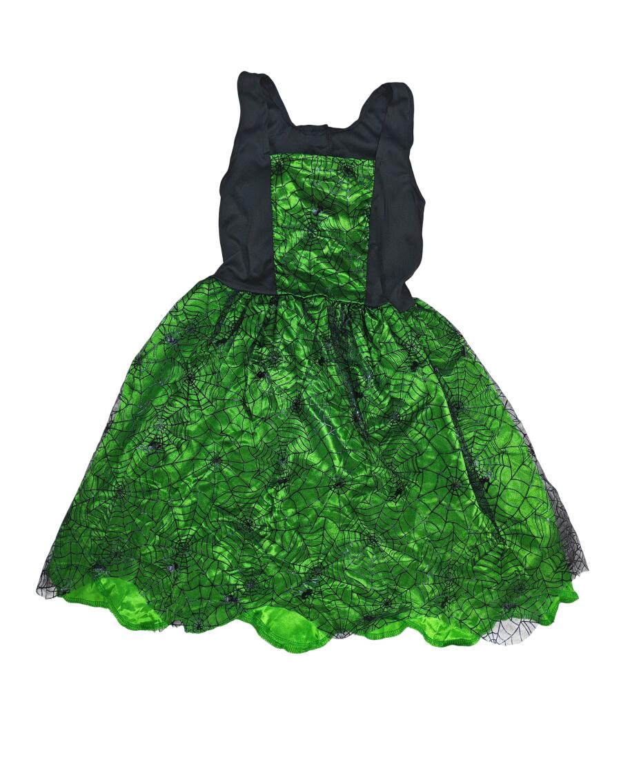 Kinderkostüm Halloween grün/schwarz