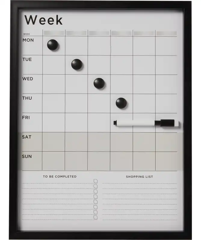 Wochenplaner zum Aufhängen