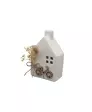 Huis met gedroogde bloemen Decoratie