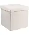Sitzhocker Cord Beige