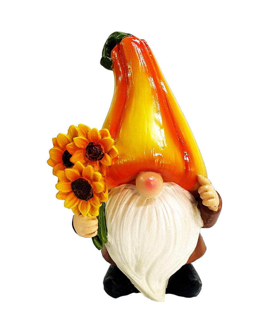 Deko-Wichtel Herbst braun