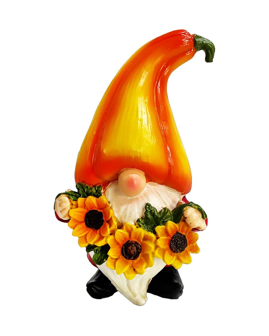 Deko-Wichtel Herbst orange