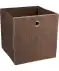 Aufbewahrungsbox aus Stoff braun