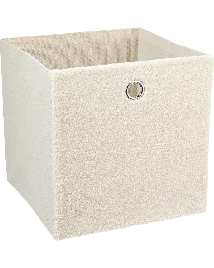Aufbewahrungsbox aus Stoff Beige