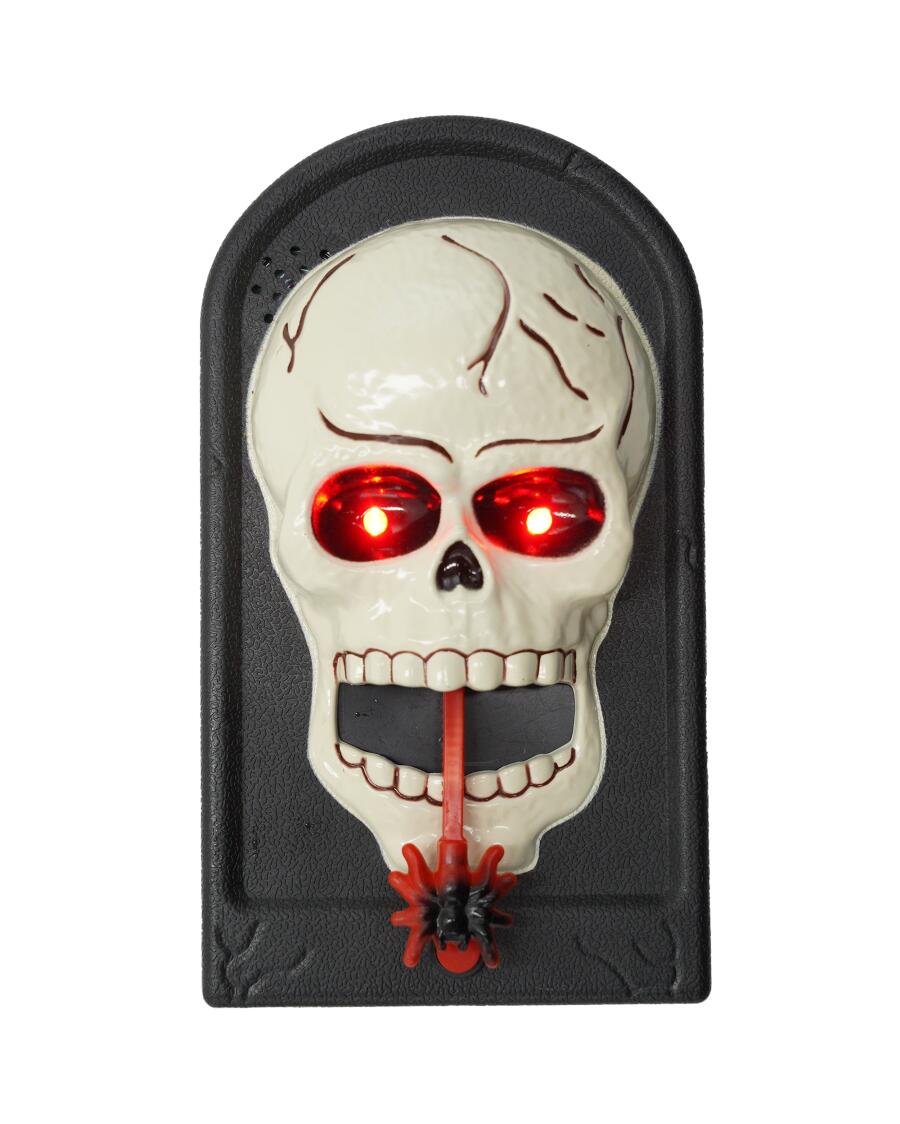Türklingel Halloween schwarz/weiß