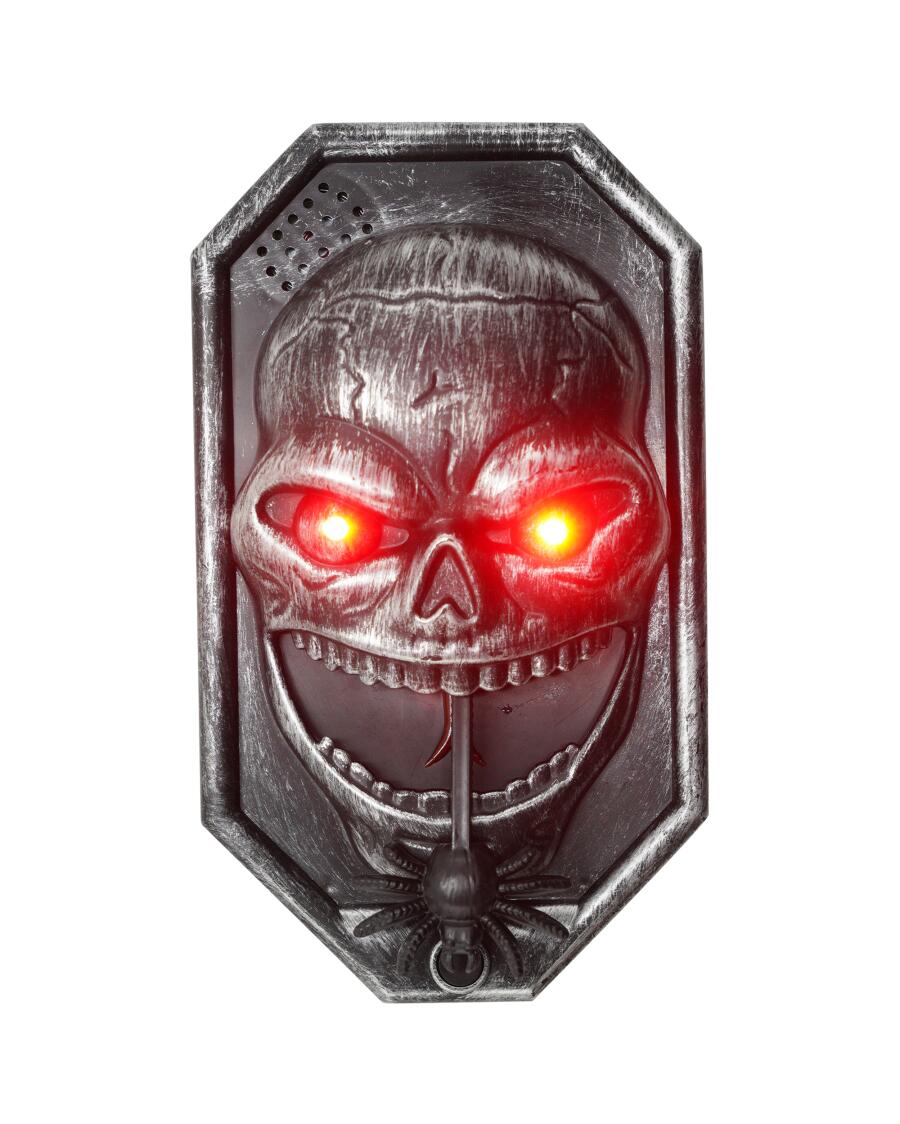 Türklingel Halloween schwarz/grau