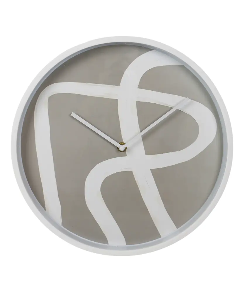 Wanduhr, grau