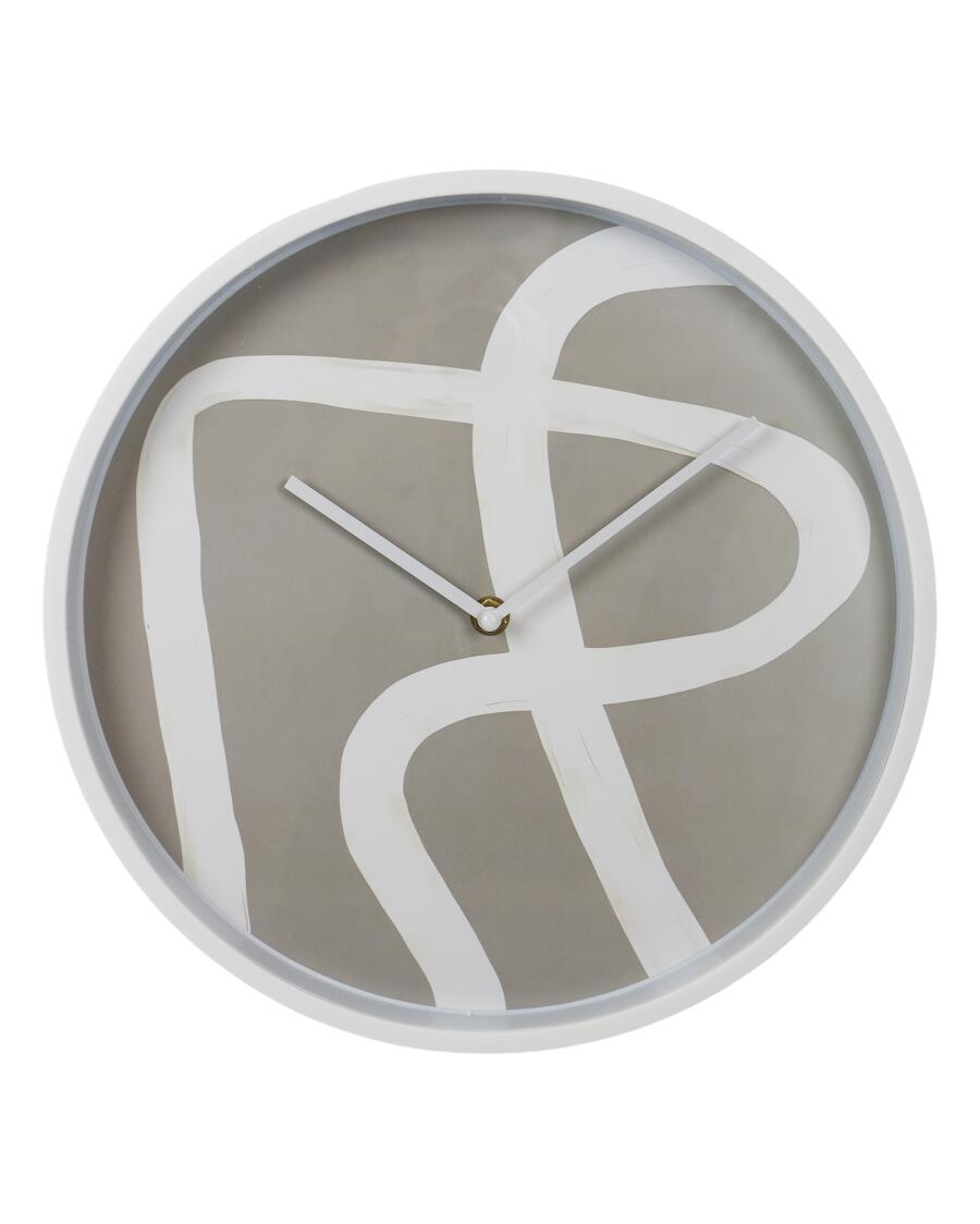 Wanduhr, grau