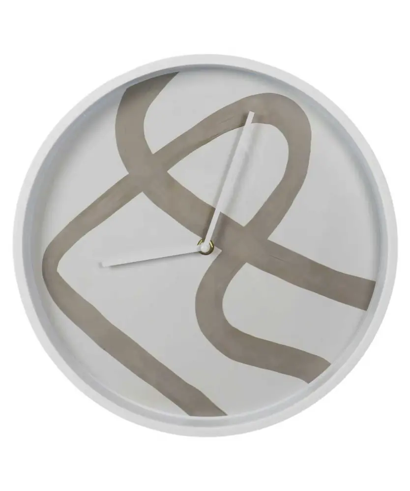Wanduhr, weiß