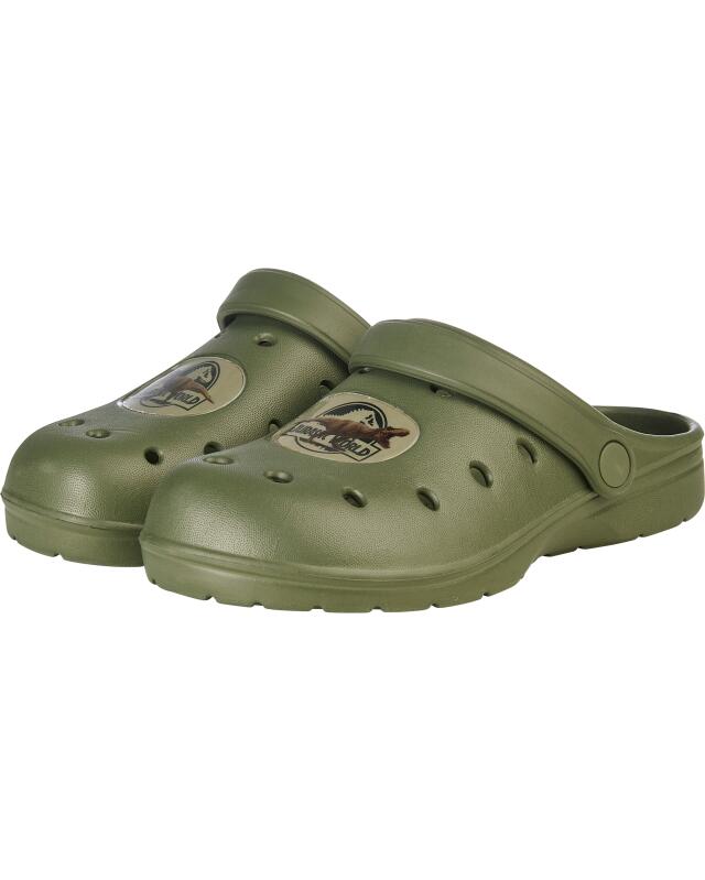 Licensed clogs for girls, green (KiK Lizenz Clogs (grün)) — KiK, authentic German product in Morocco