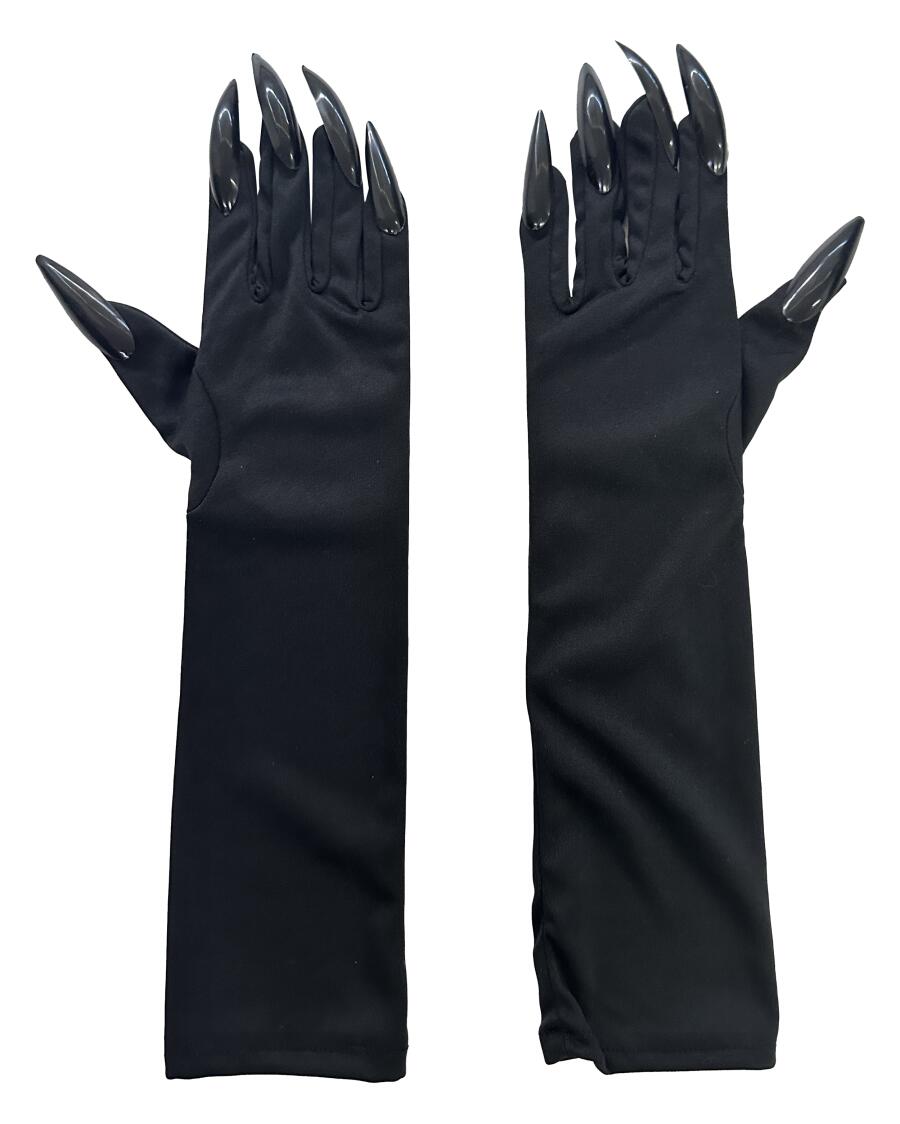 Handschoenen Halloween zwart