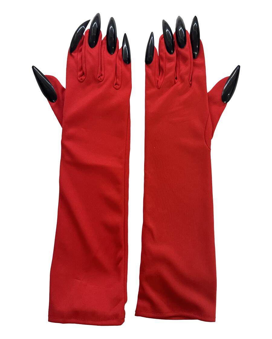 Handschoenen Halloween rood