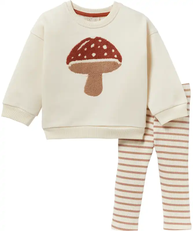 Sweatshirt + Leggings Pilz