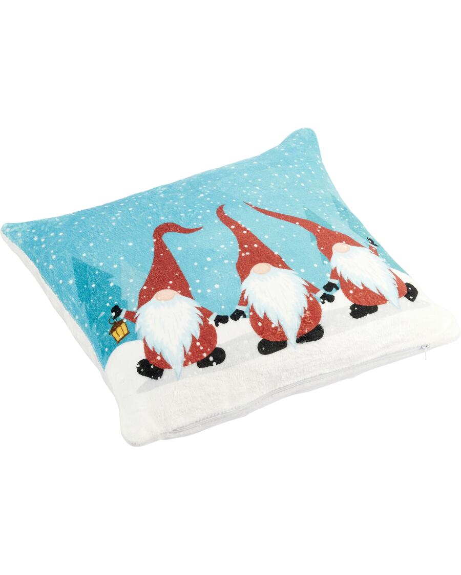 Kussenhoes Kerst blauw