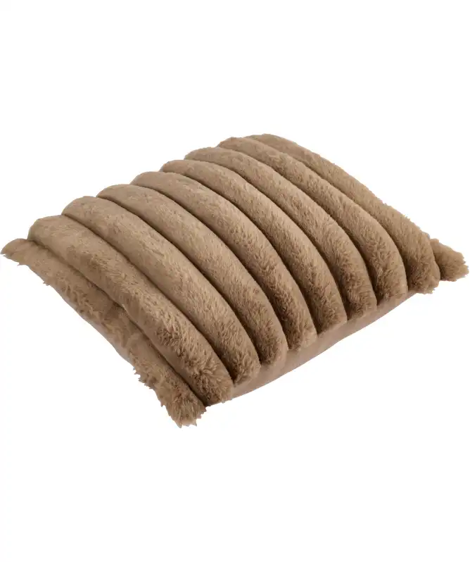 Kissen mit Rippstruktur