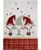 Flanelldecke Weihnachten rot