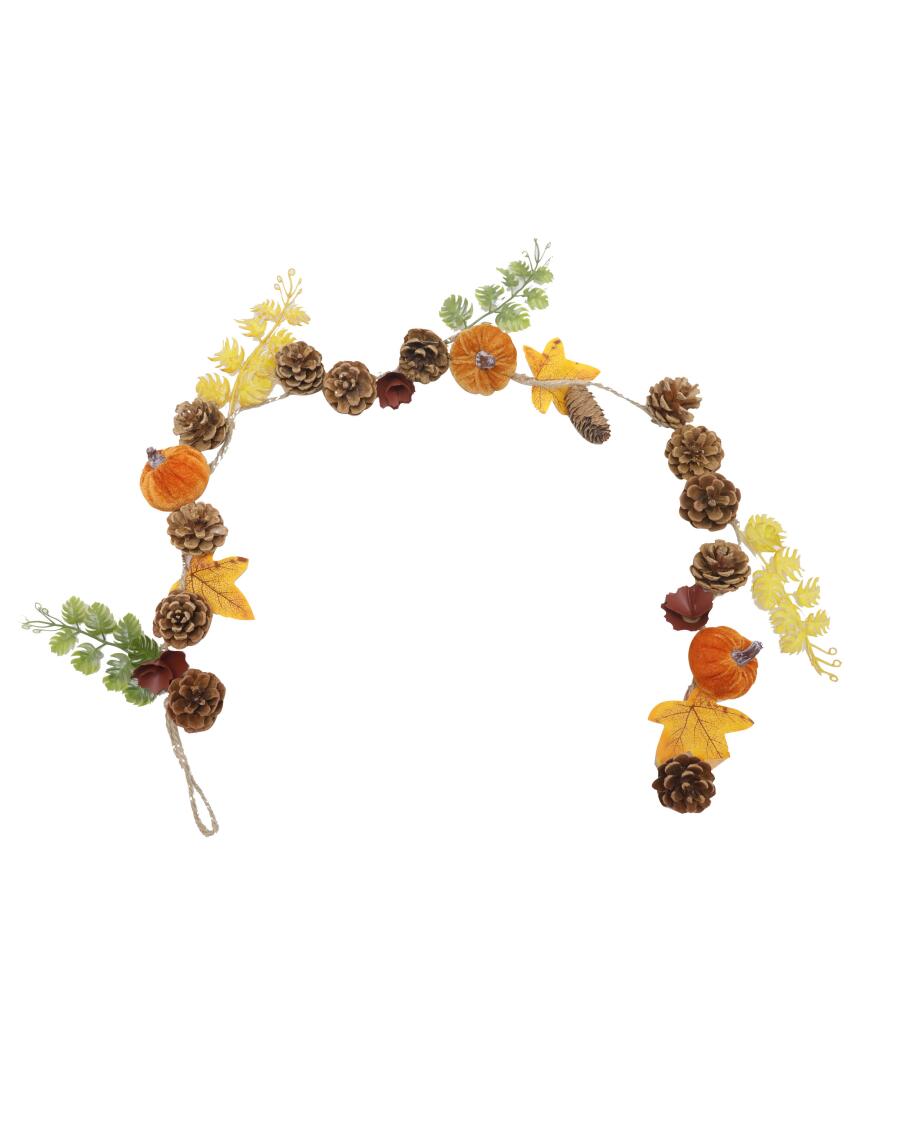 Deko-Girlande Herbst orange