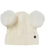 Strickmütze mit Bommel