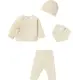 Newborn Mütze + Oberteil + Halstuch + Hose