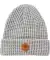 Strickmütze in Melange hellgrau melange
