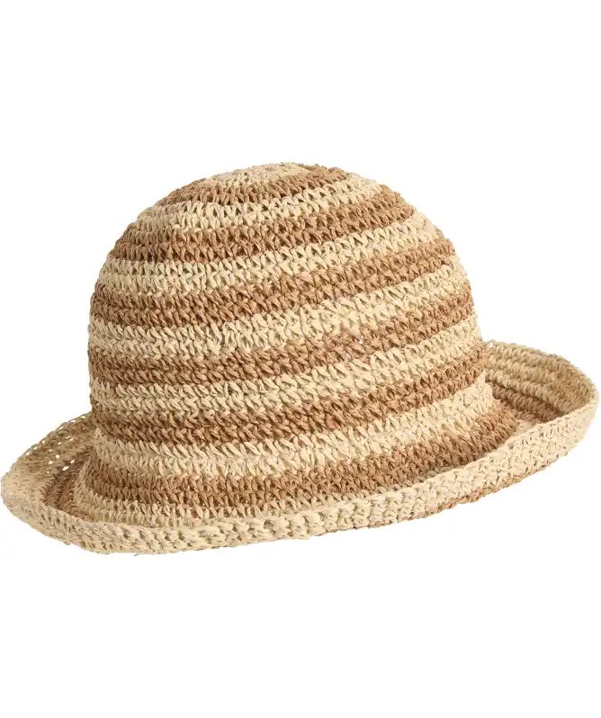 Gestreifter Strohhut
