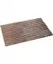 Deco vloerkleed met gestreepte structuur beige