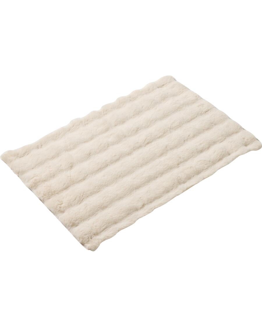 Kunstfell-Teppich offwhite