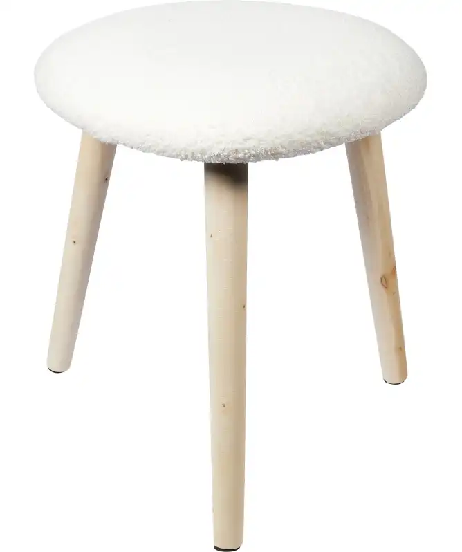 Sitzhocker Teddyfell