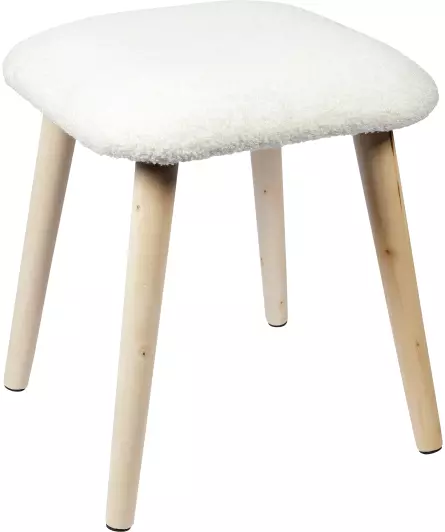 Sitzhocker Teddyfell