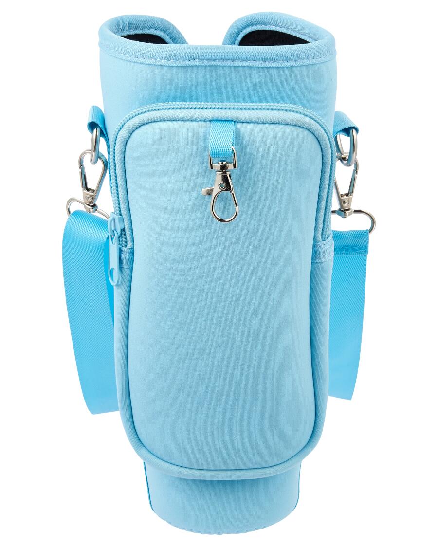 Tragetasche für Thermobecher blau