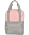 Rucksack Melange grau/rosa