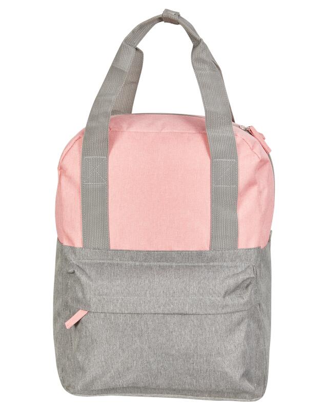 حقيبة ظهر مبرقشة للنساء، رمادي/وردي (KiK Rucksack Melange (grau/rosa)) — KiK, منتج ألماني أصلي في المغرب