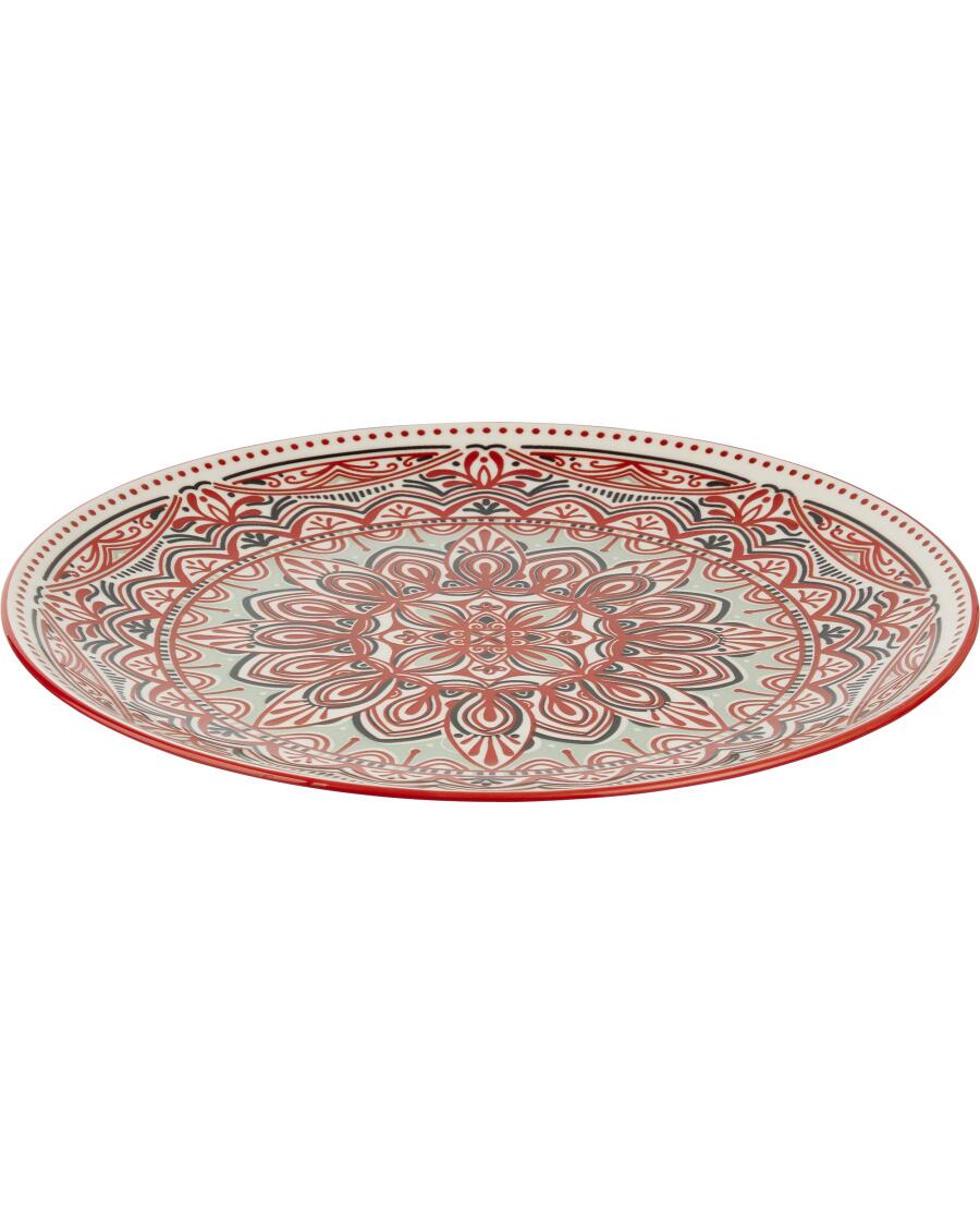 Speiseteller Ornamente türkis