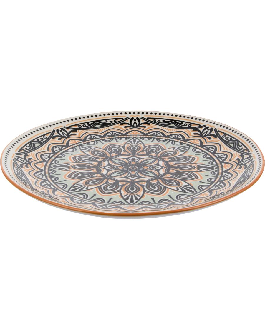 Speiseteller Ornamente braun