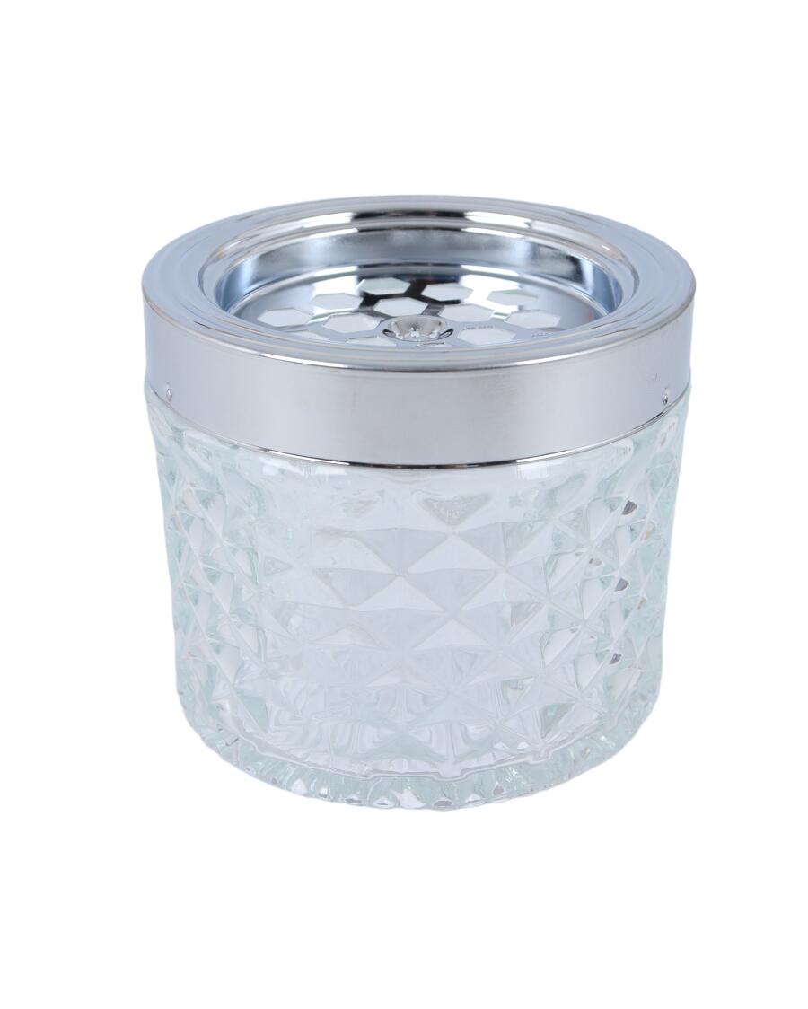 Glas-Aschenbecher transparent