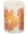 LED-Echtwachskerze Herbst