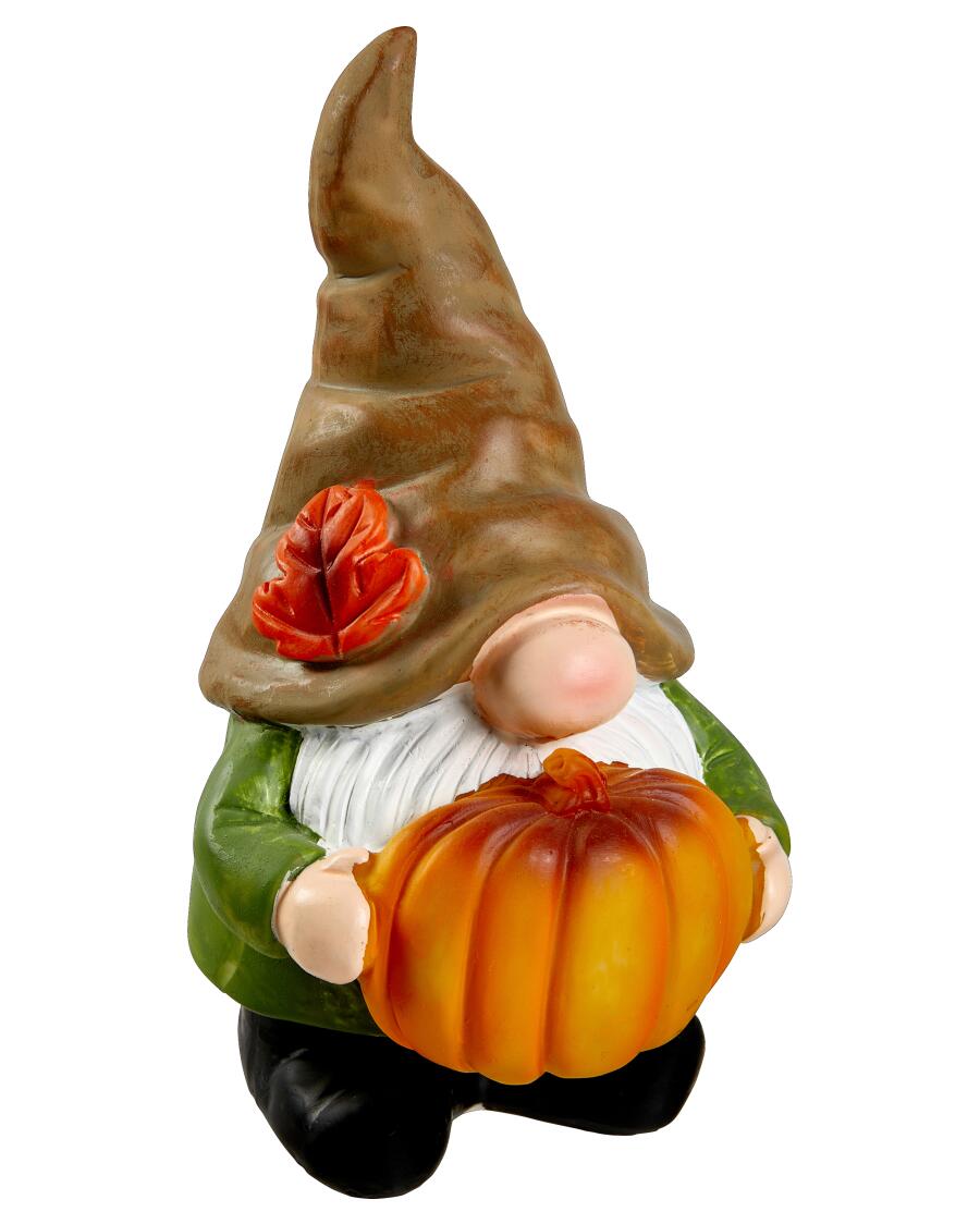 LED-Wichtel Herbst orange