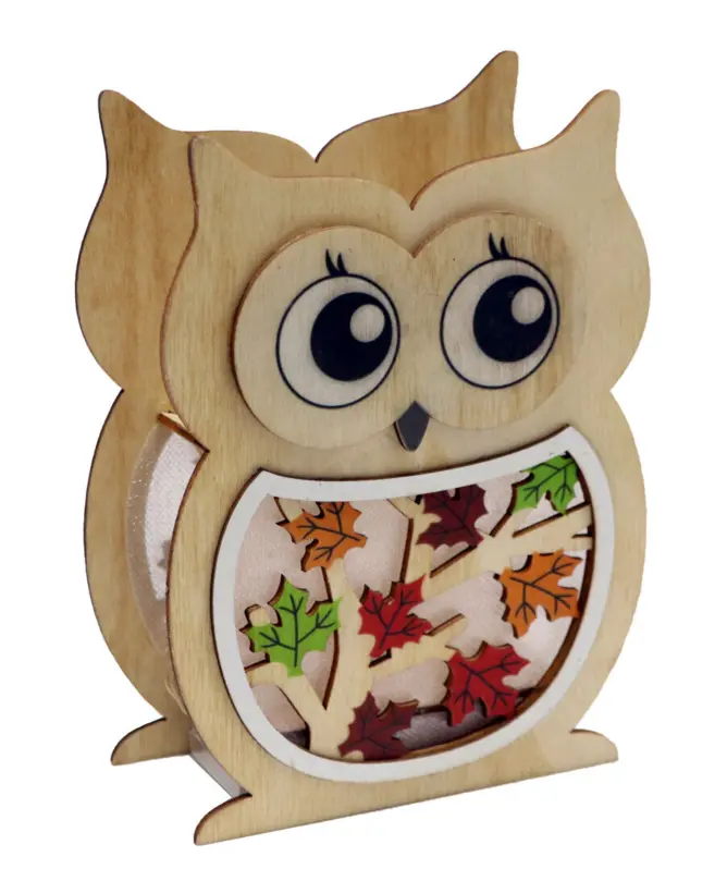 LED-Holztier Herbst