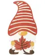 LED-Holzwichtel Herbst