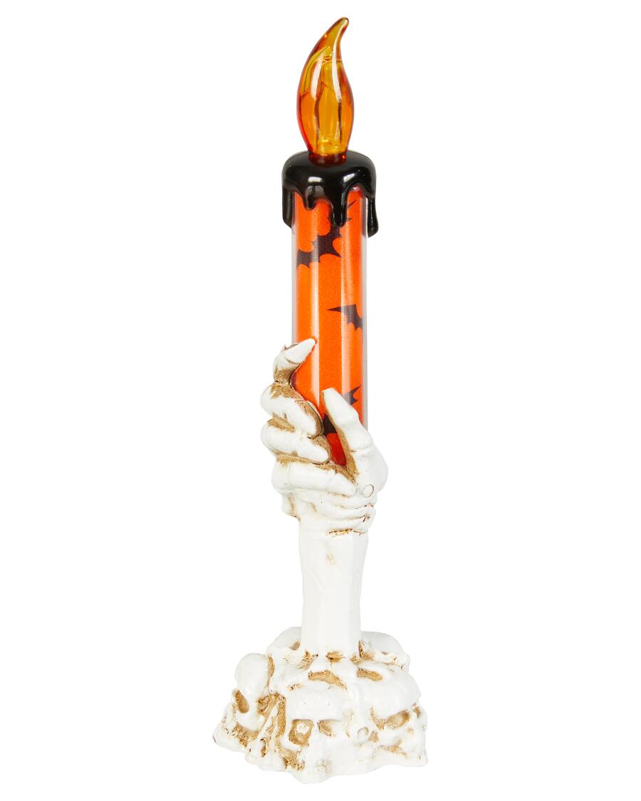 Halloween svíčka LED oranžová