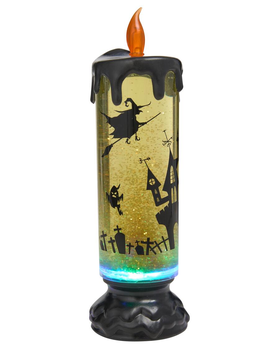 LED-Kerze Halloween schwarz