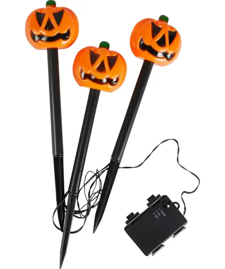 3 LED-Leuchtstäbe Halloween