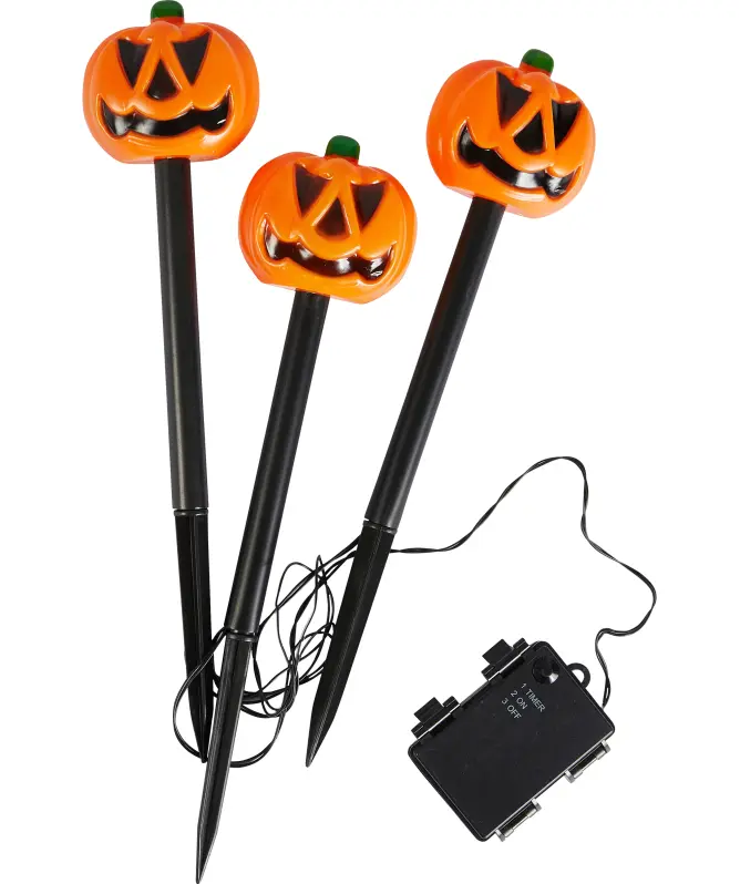 3 LED-Leuchtstäbe Halloween