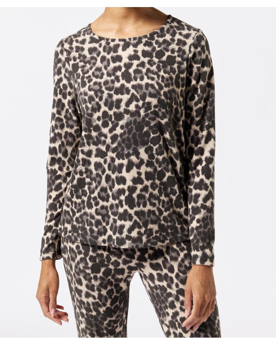 Shirt met lange mouwen luipaard luipaardprint