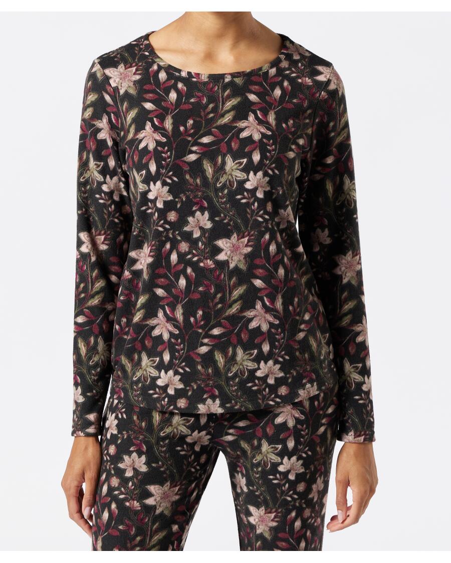 Bedrukt shirt met lange mouwen bloemenprint