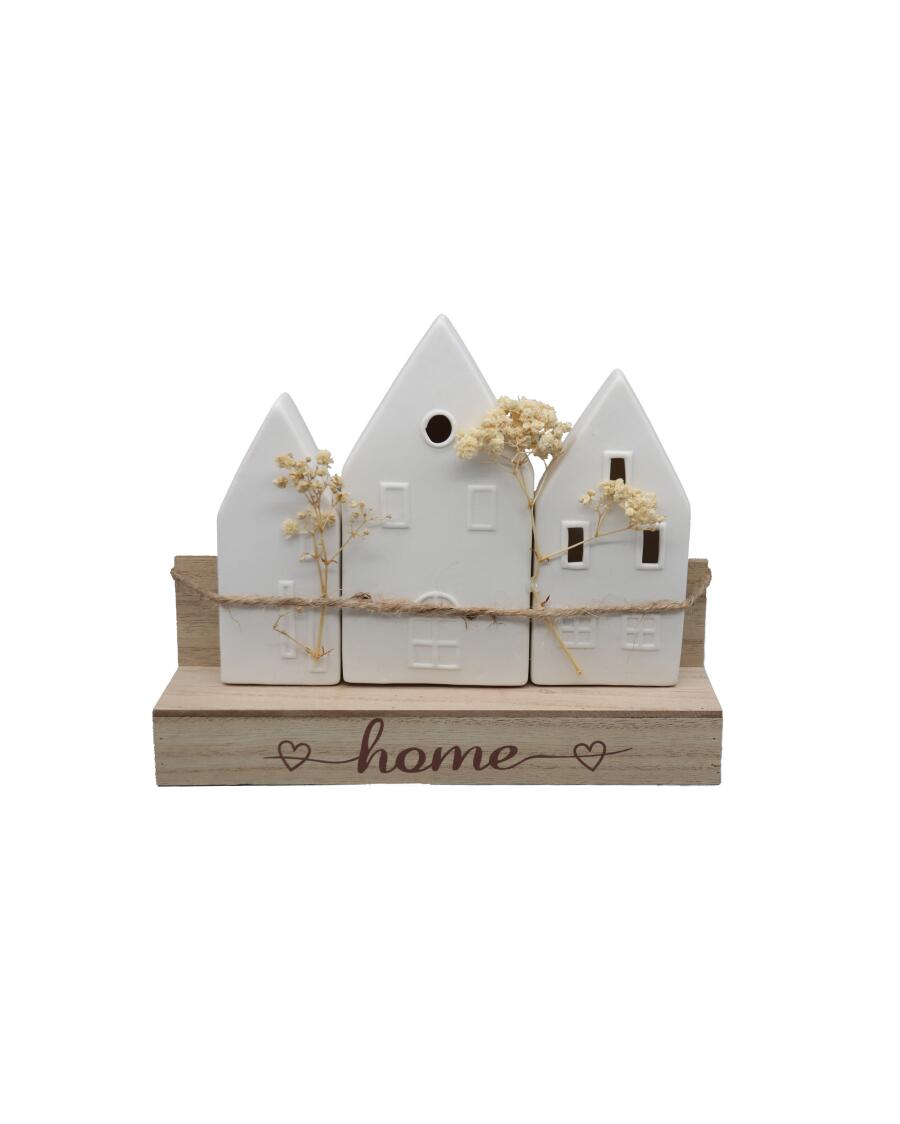 Huisjes Decoratie wit