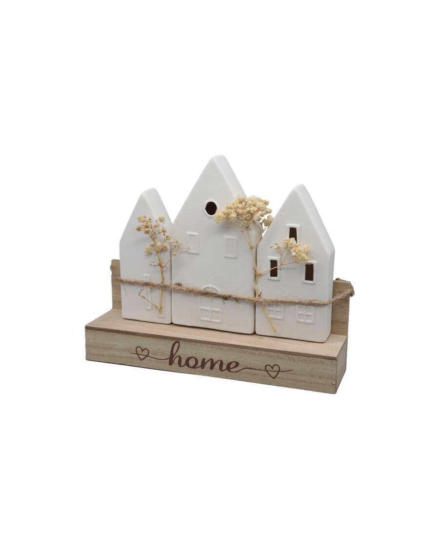 Dekoracyjne domki ok. 22,5 x 5 x 18 cm