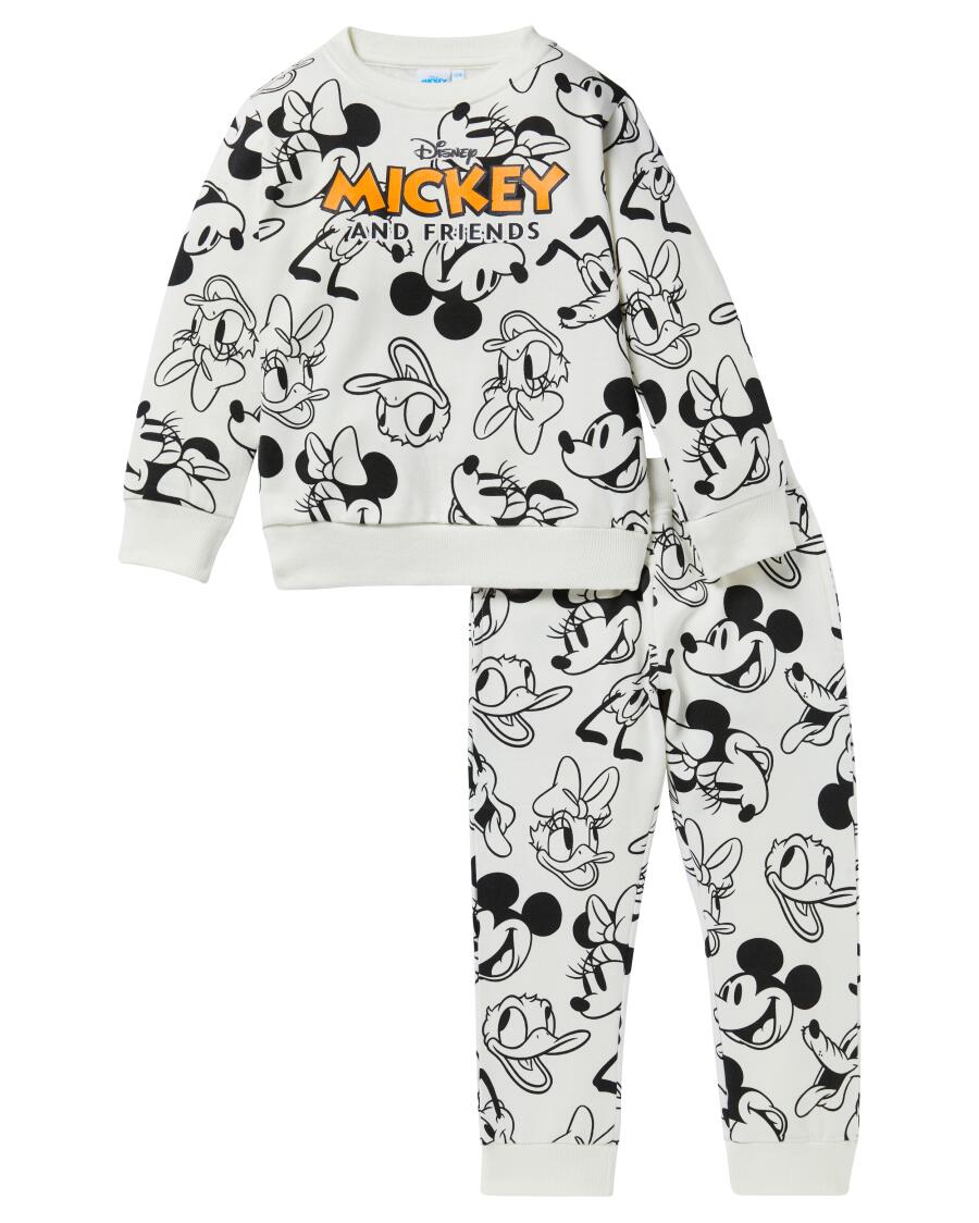 Mickey en friends joggingpak offwhite